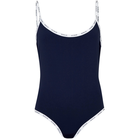 Womens Moncler Logo Swimsuit