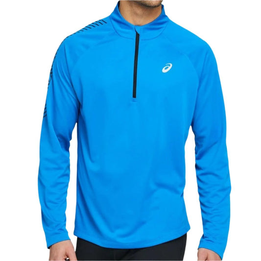 Asics Blue Performance Quarter Zip