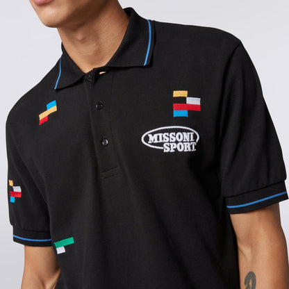 Missoni Sport Embroidered Polo Shirt - DANYOUNGUK