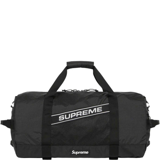 Supreme Black Logo Duffle Bag - DANYOUNGUK