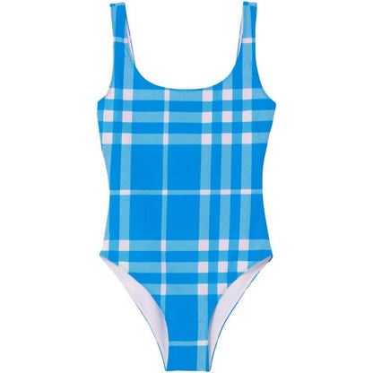 Womens Burberry Check Swimsuit