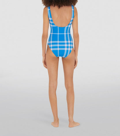 Womens Burberry Check Swimsuit