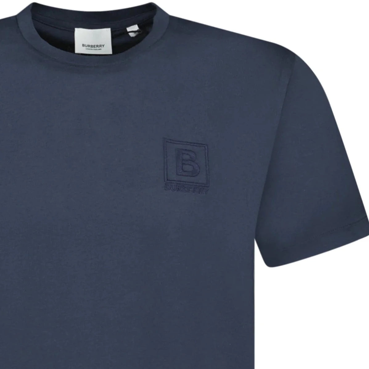 Burberry Navy Jenson Logo T-Shirt - DANYOUNGUK