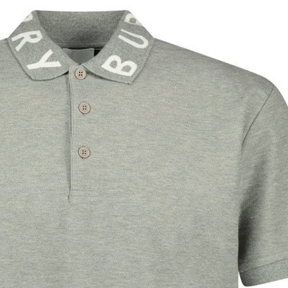 Burberry Grey Logo Collar Polo - DANYOUNGUK