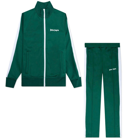 Kids Palm Angels Forest Green Tracksuit - DANYOUNGUK