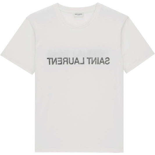 Womens Saint Laurent Logo T-Shirt