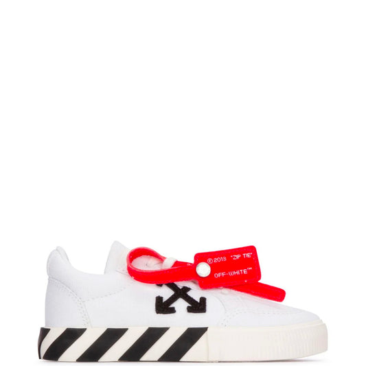 Kids Off-White Canvas Vulcanised Trainers - DANYOUNGUK