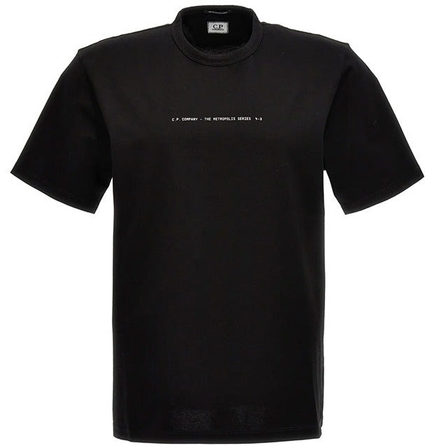 CP Company Black Graphic T-Shirt - DANYOUNGUK