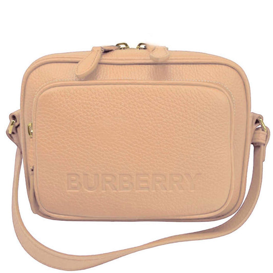 Womens Burberry Peach Leather Camera Bag - DANYOUNGUK
