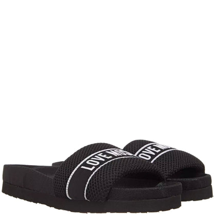 Womens Moschino Logo Sliders