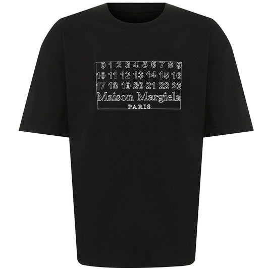Maison Margiela Black Logo T-Shirt - DANYOUNGUK