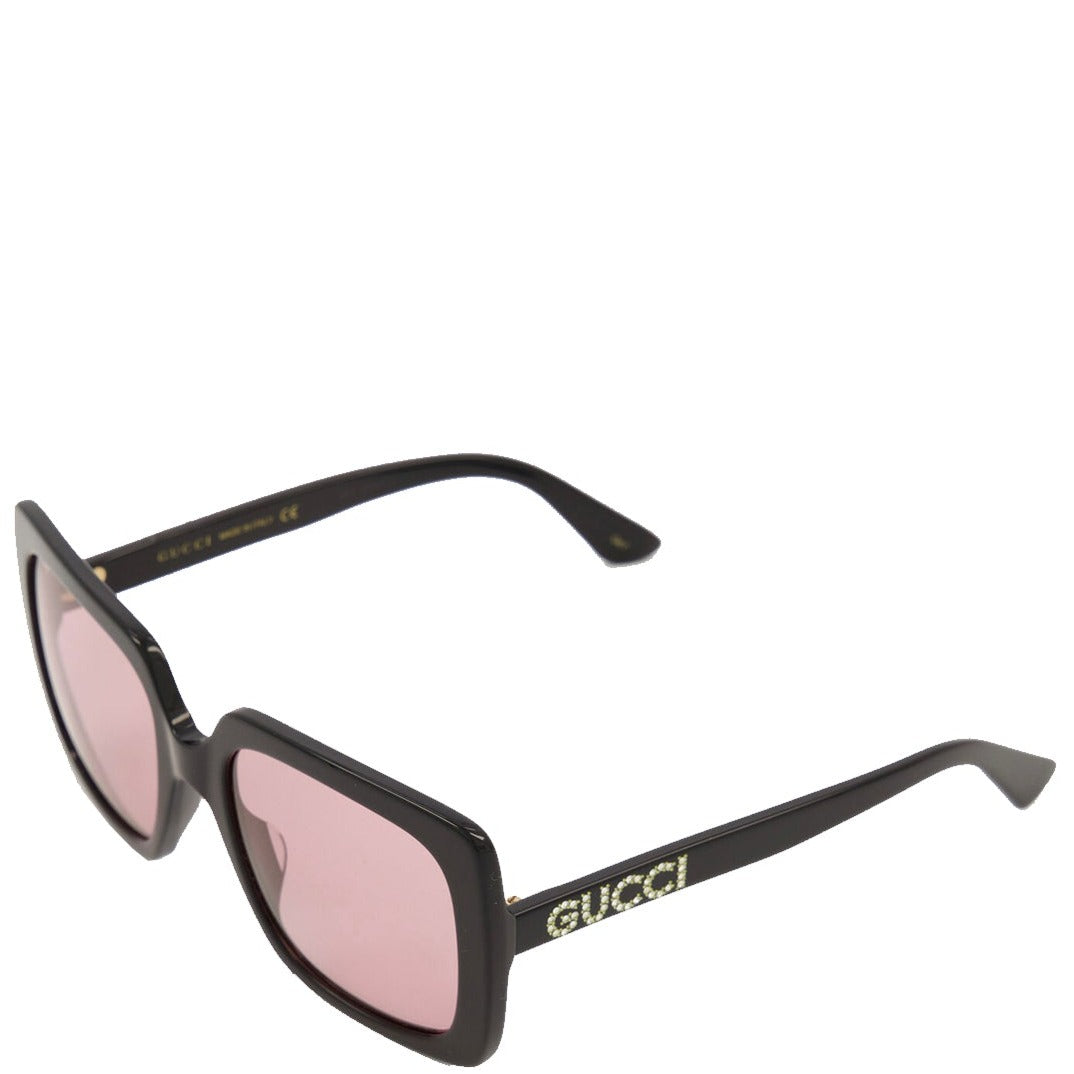Womens Gucci Black Oversized Sunglasses - DANYOUNGUK