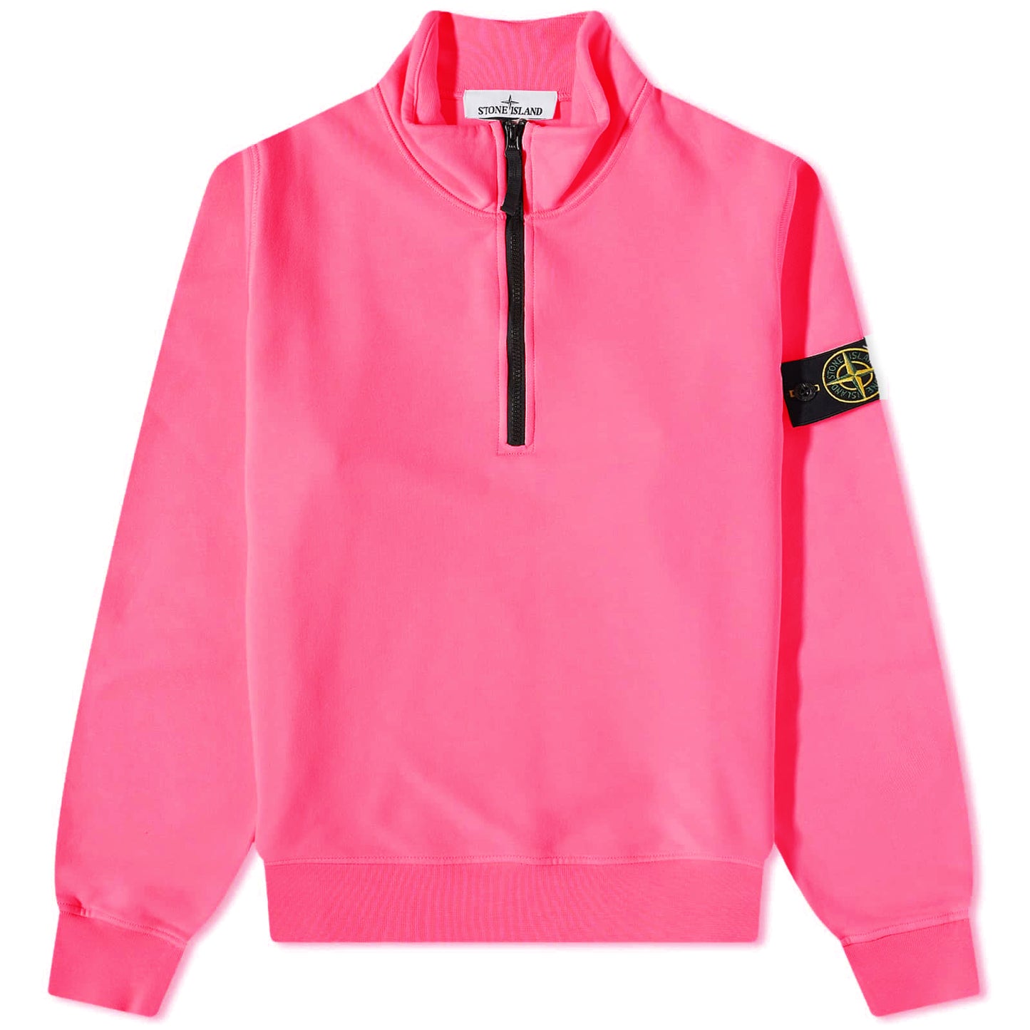 Stone Island Pink Zip Sweatshirt - DANYOUNGUK