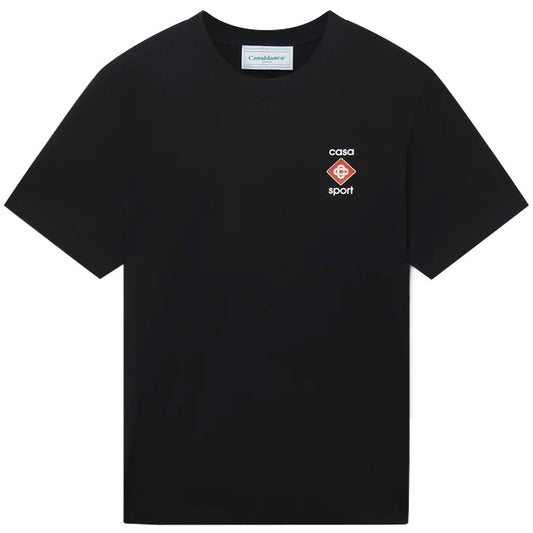 Casablanca Black Logo T-Shirt - DANYOUNGUK