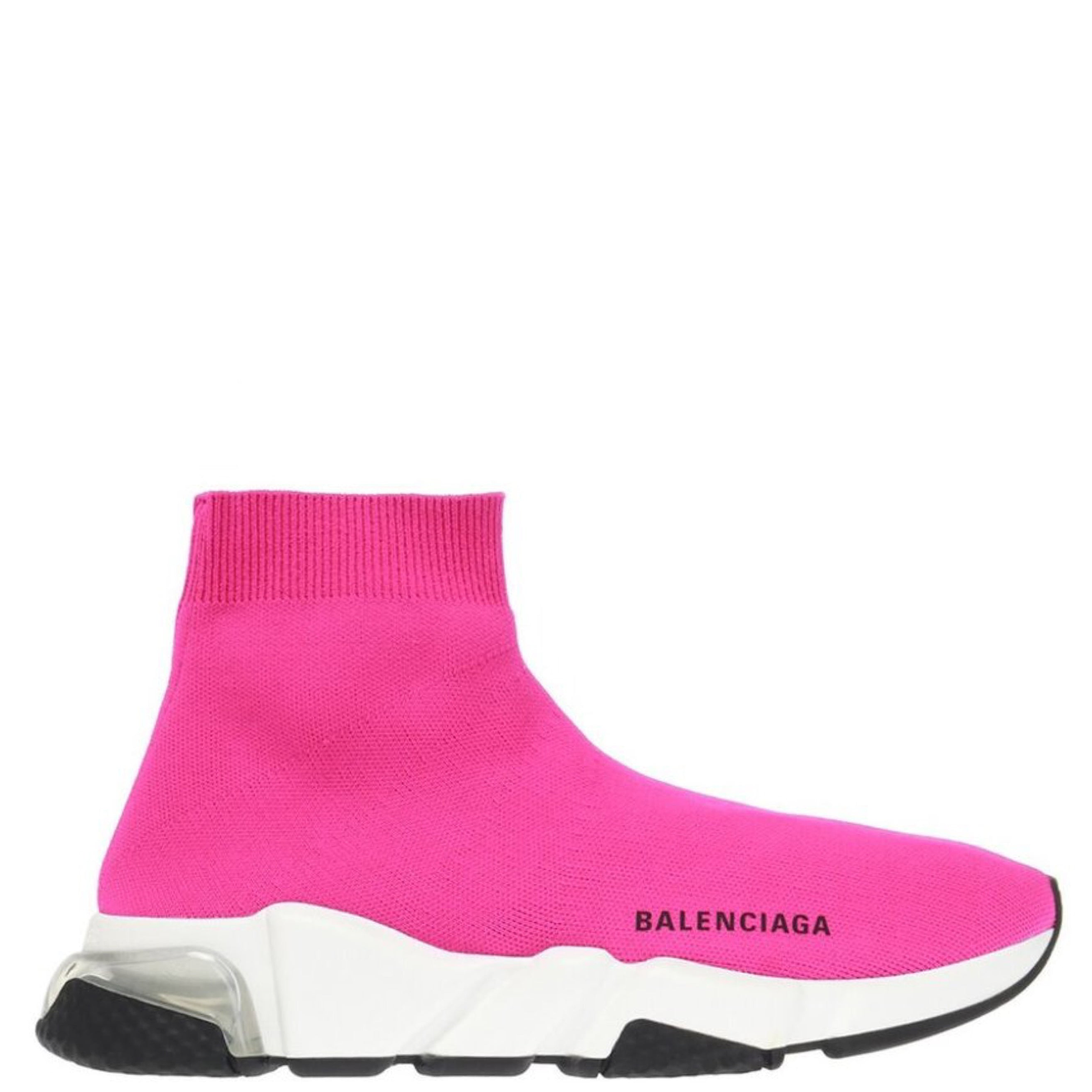 Womens Balenciaga Fuschia Clear Sole Speed - DANYOUNGUK