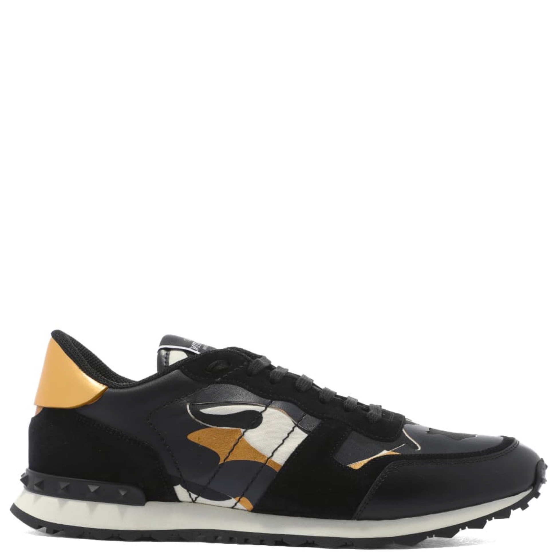 Valentino Black Dark Grey Rockrunner Sneakers DANYOUNGUK