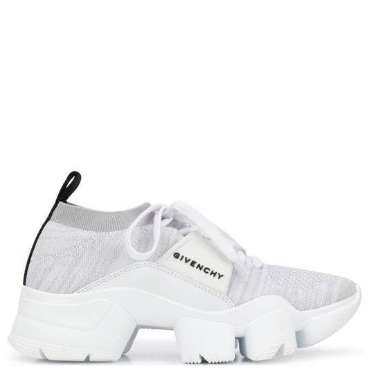 Givenchy White & Grey Sock Sneakers - DANYOUNGUK