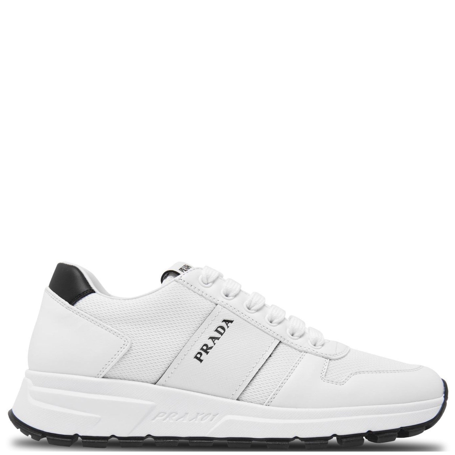 Women s Prada White Prax 01 Runners UK4