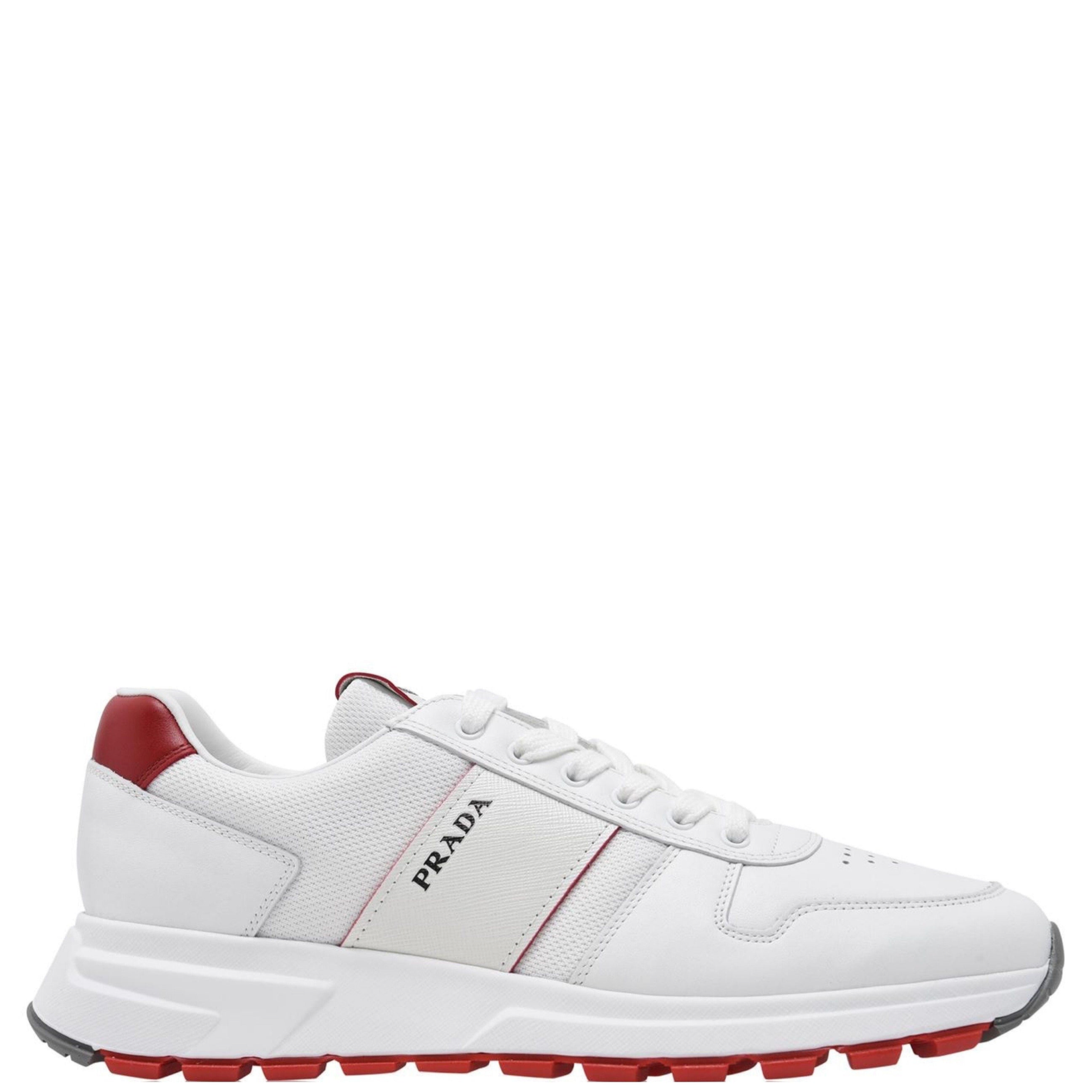All white prada sales runners