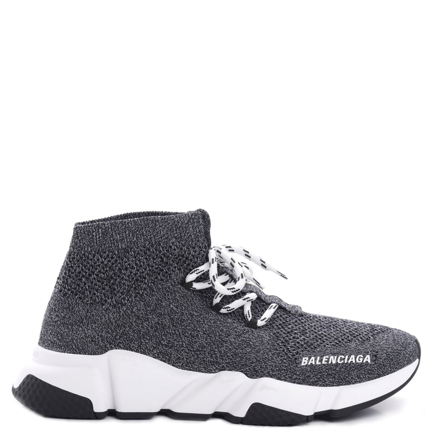 Womens Balenciaga Grey Lace Up Speed Sock - DANYOUNGUK