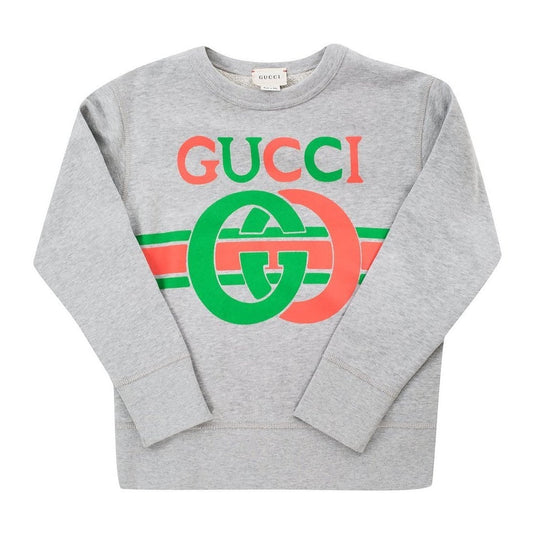 Kids Gucci GG Logo Sweatshirt - DANYOUNGUK