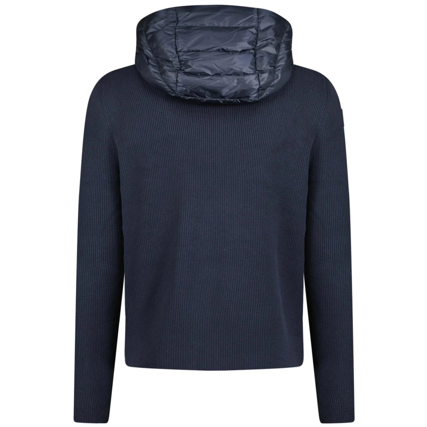 Moncler Navy Quilted Down Hoodie - DANYOUNGUK