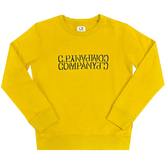 Kids CP Company Mirrored Logo Sweatshirt - DANYOUNGUK