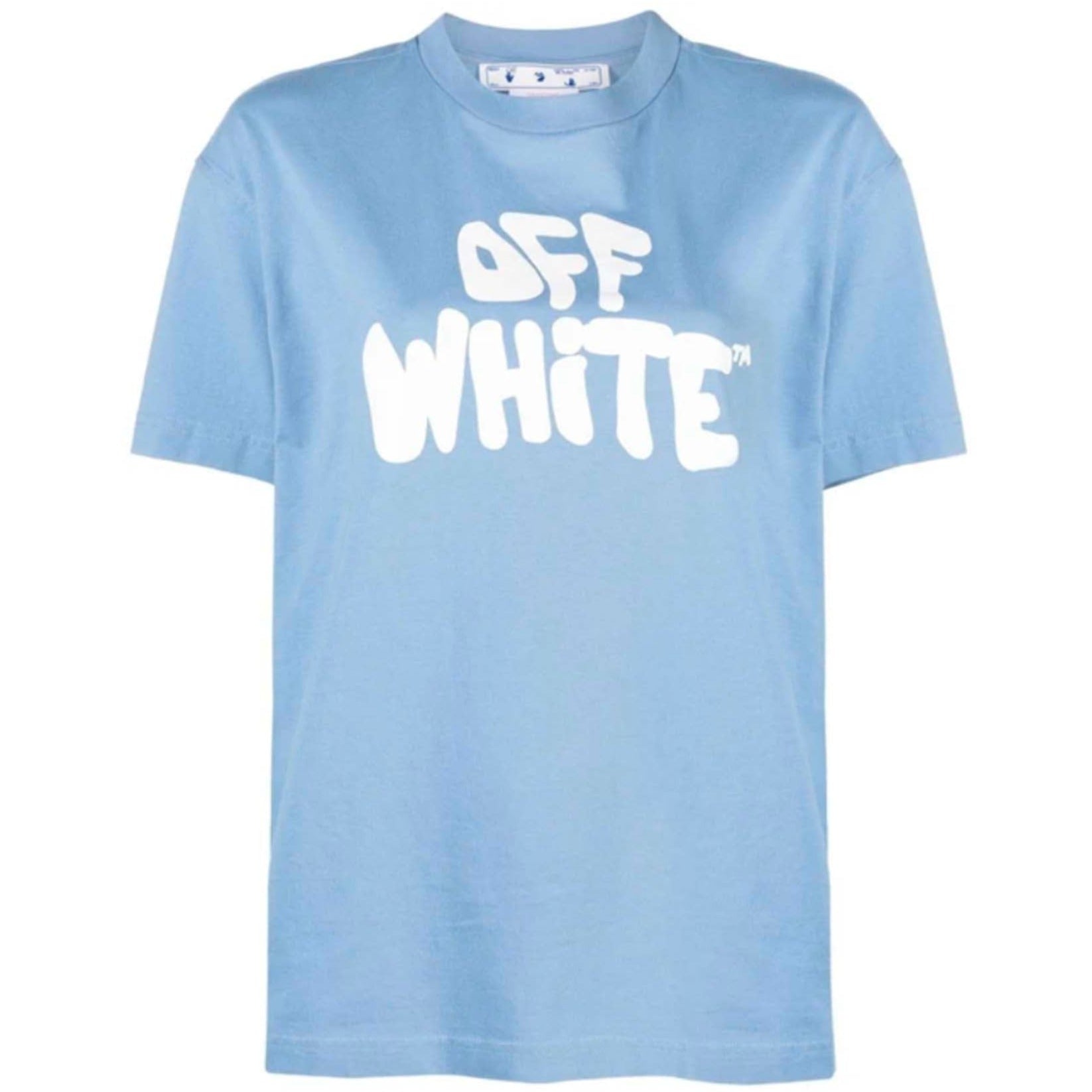 Women's Off-White Logo T-Shirt - DANYOUNGUK
