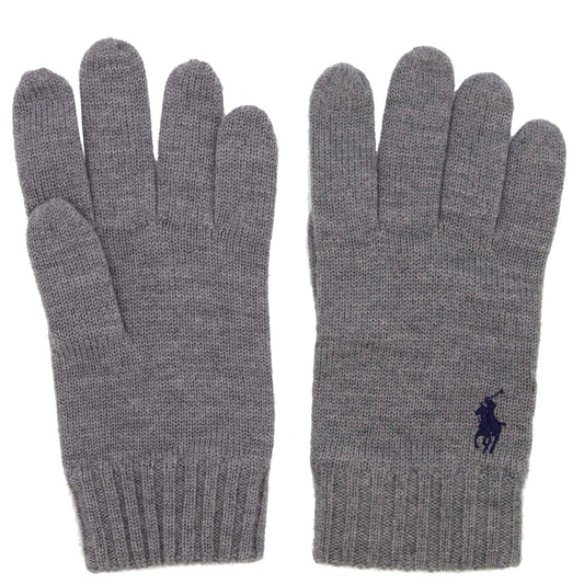 Ralph Lauren Grey Wool Gloves - DANYOUNGUK