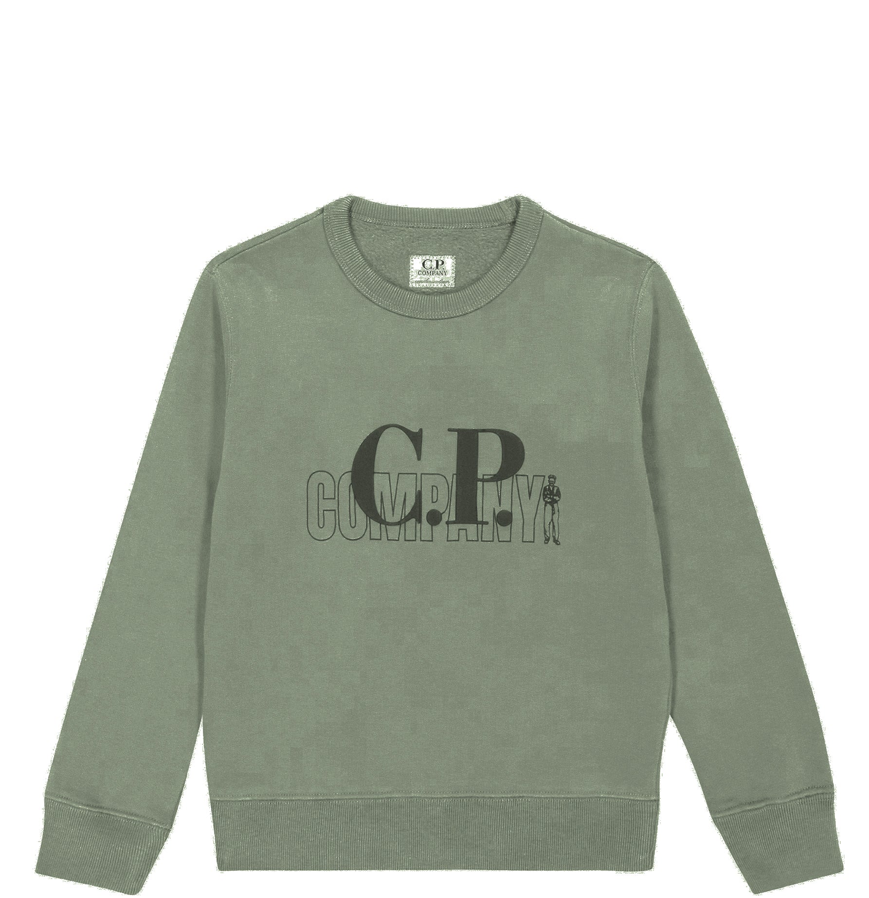 Kids CP Company Khaki Sweatshirt - DANYOUNGUK