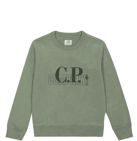 Kids CP Company Khaki Sweatshirt - DANYOUNGUK