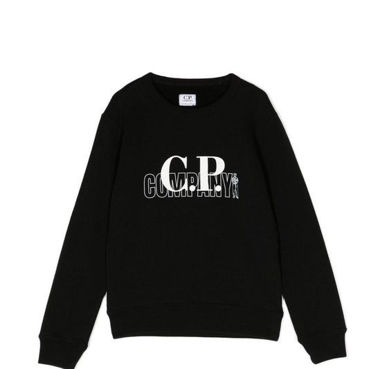 Kids CP Company Black Logo Sweatshirt - DANYOUNGUK