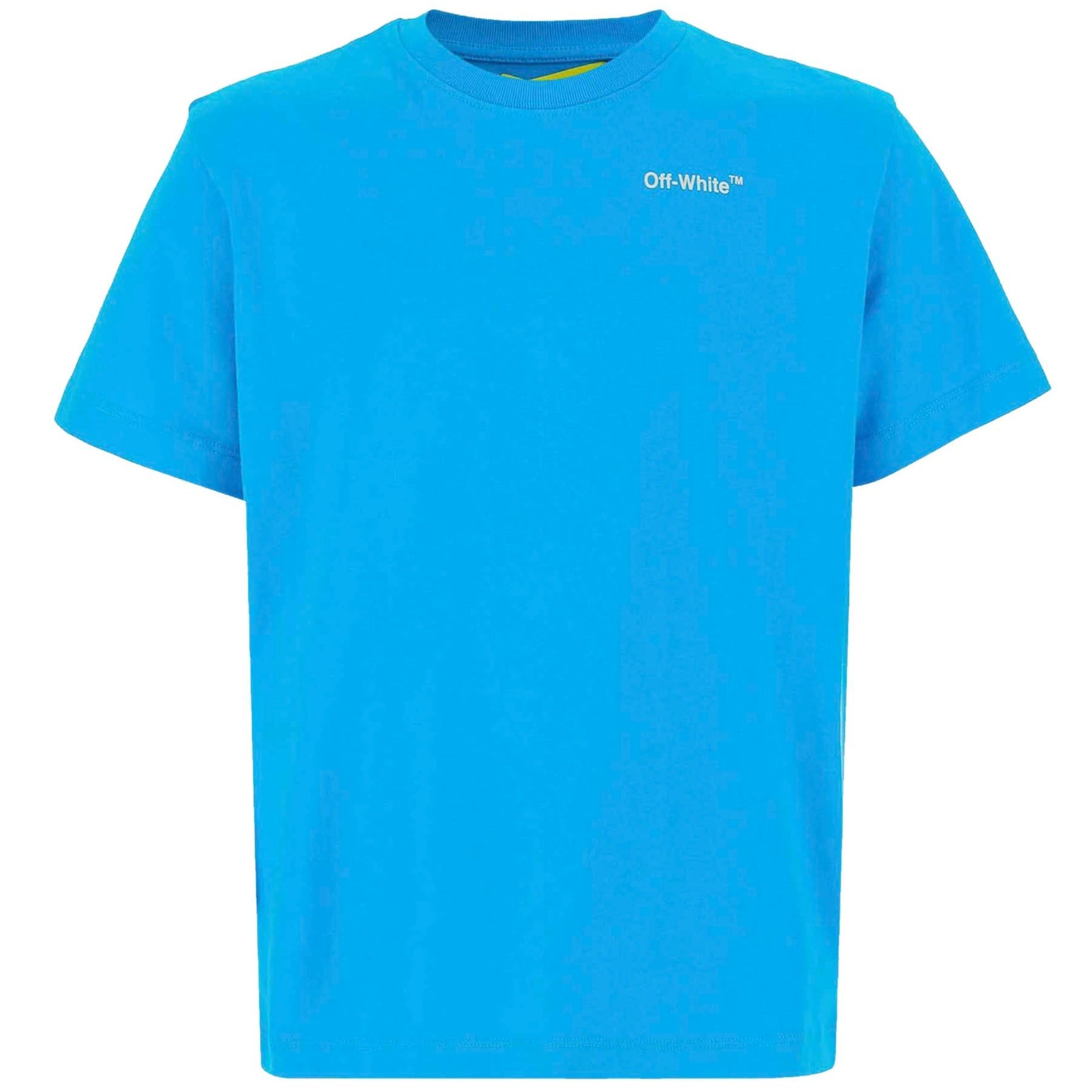 Blue off hotsell white t shirt