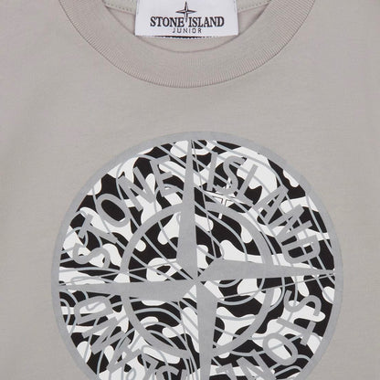 Kids Stone Island Camo Logo T-Shirt - DANYOUNGUK