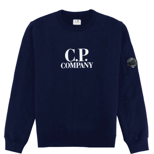 Kids CP Company Navy Lens Sweatshirt - DANYOUNGUK