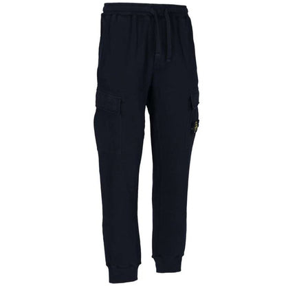 Stone Island Navy Cargo Sweatpants - DANYOUNGUK