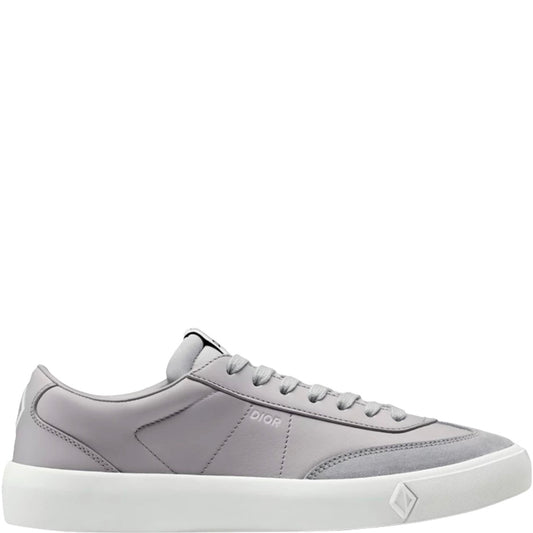 Dior B101 Grey Leather Trainers
