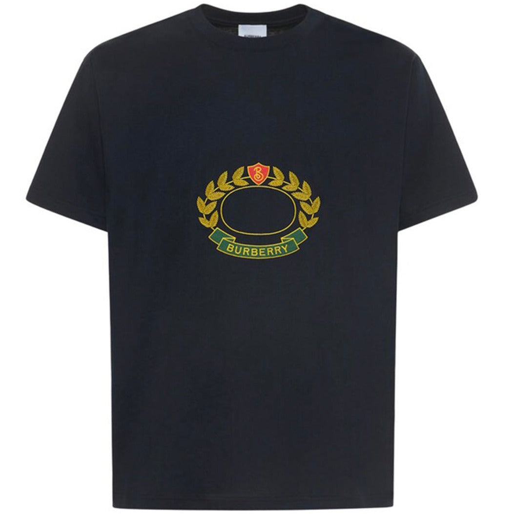 Burberry Navy Logo T-Shirt - DANYOUNGUK