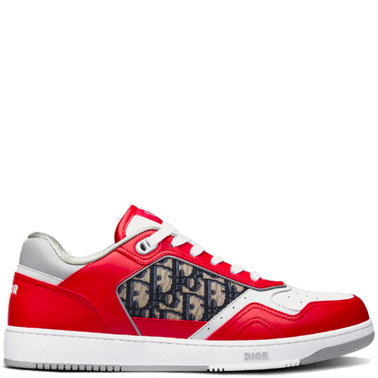 Dior B27 Red Oblique Jacquard Trainers - DANYOUNGUK