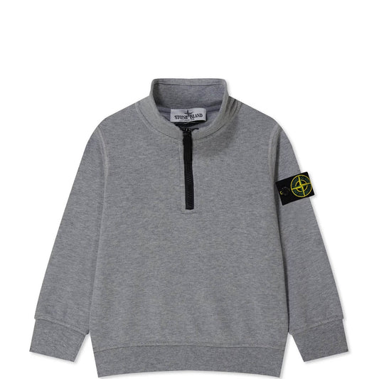 Stone Island Junior Quarter Zip Sweatshirt - DANYOUNGUK
