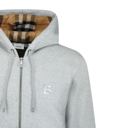 Womens Burberry Grey Fordson Hoodie - DANYOUNGUK