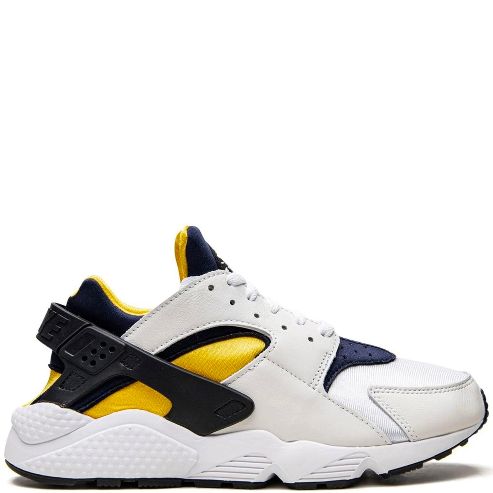 Nike huarache navy blue and yellow Clearance