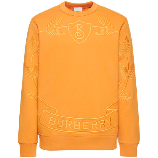 Burberry Orange Embroidered Sweatshirt - DANYOUNGUK