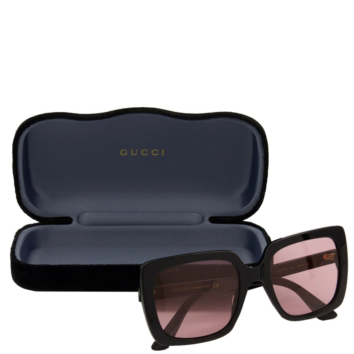 Gucci black oversized outlet sunglasses