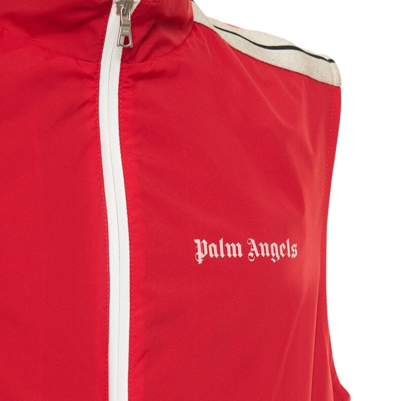 Palm Angels Red Nylon Track Gilet - DANYOUNGUK