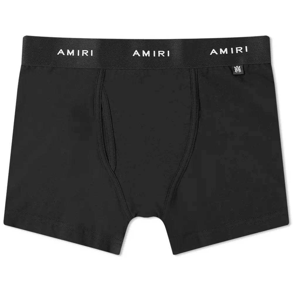 AMIRI Black Logo Boxers - DANYOUNGUK