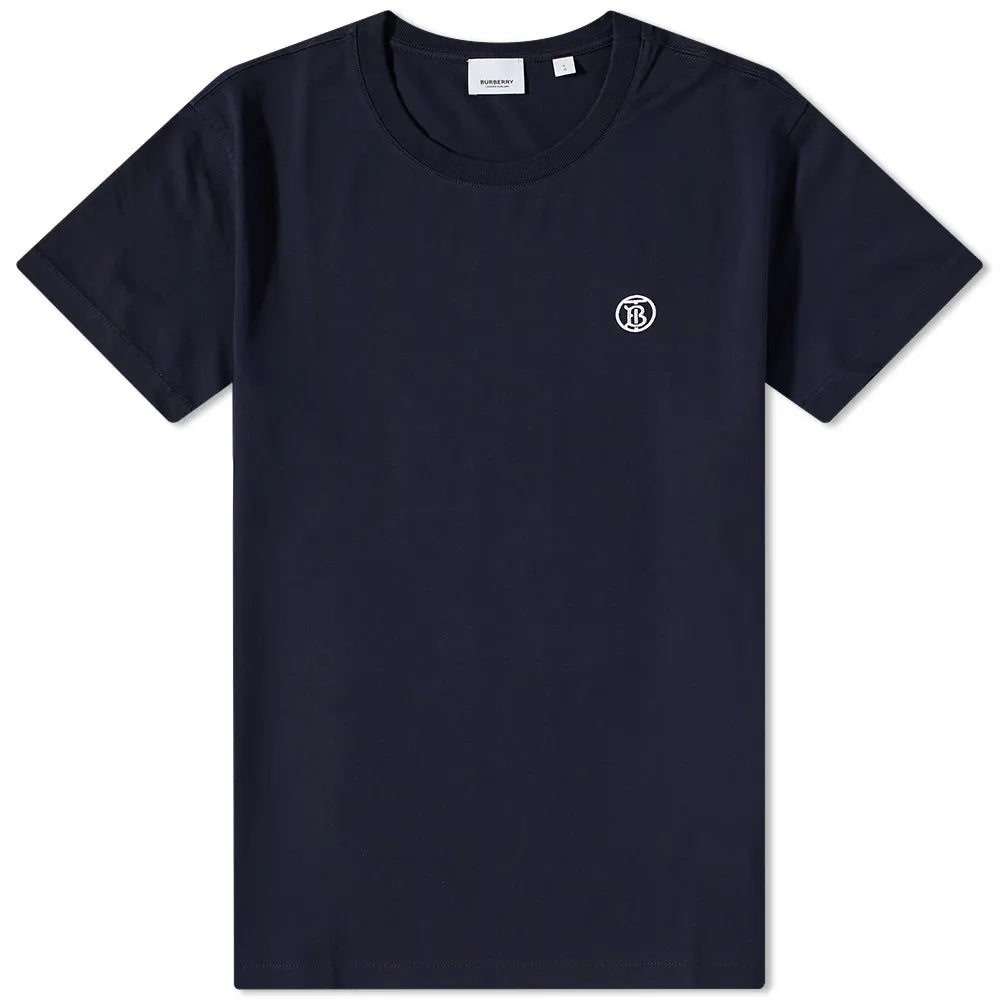 Burberry Navy Logo T-Shirt - DANYOUNGUK