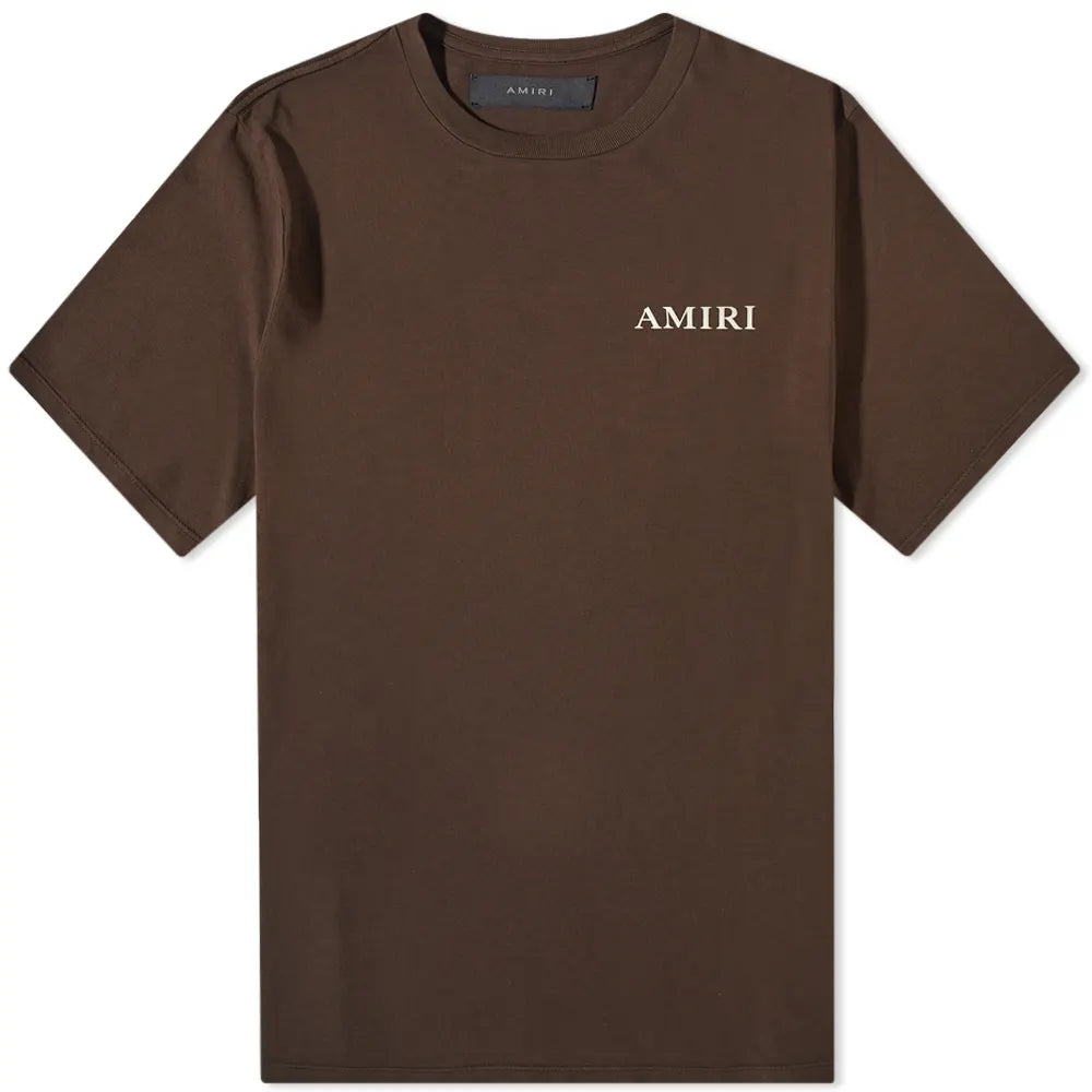 Amiri Brown Puffed Logo T-Shirt - DANYOUNGUK