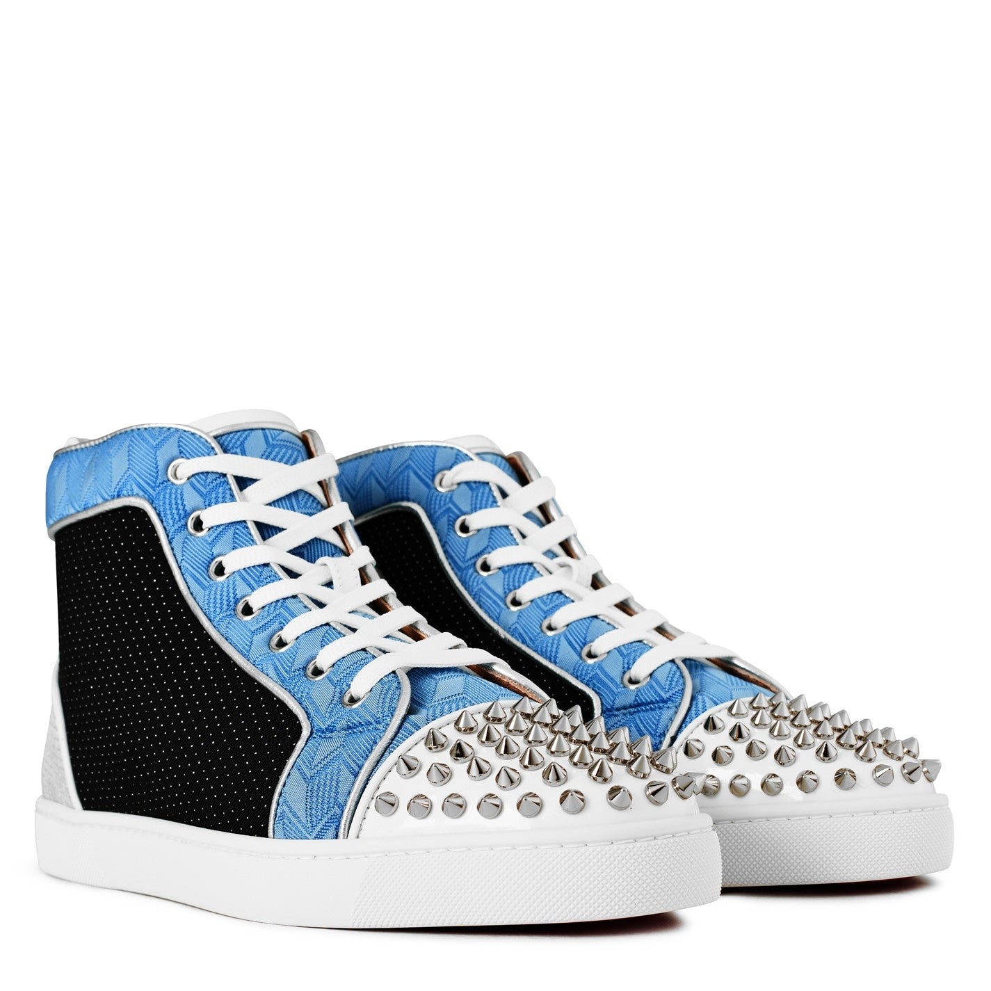 Christian Louboutin High Lou Spikes Orlato Trainers - DANYOUNGUK