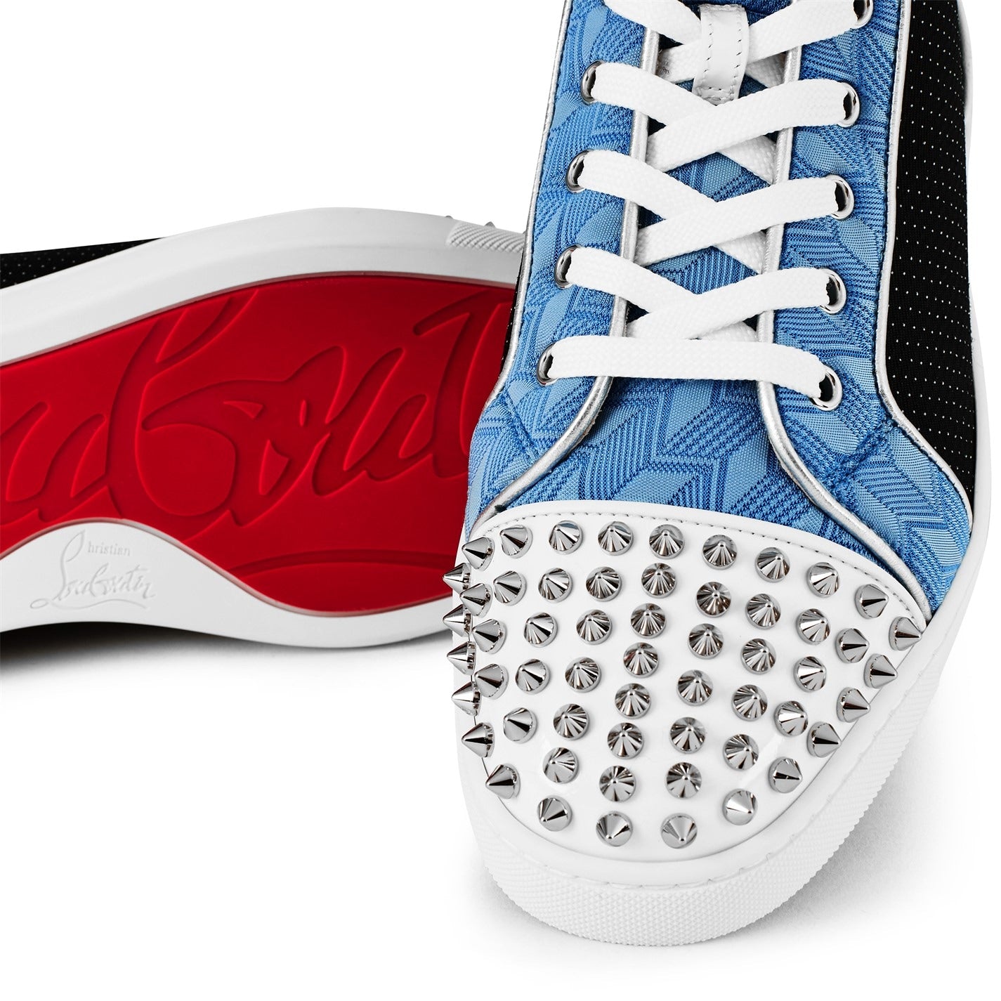 Christian Louboutin High Lou Spikes Orlato Trainers - DANYOUNGUK